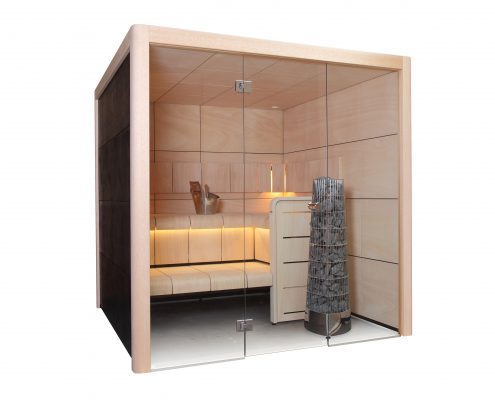 Sauna Claro — instalação interior