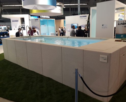 Piscina spa de exposição