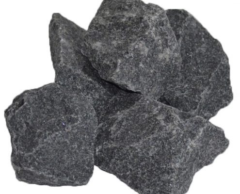 Rochas vulcânicas para fornalha de sauna